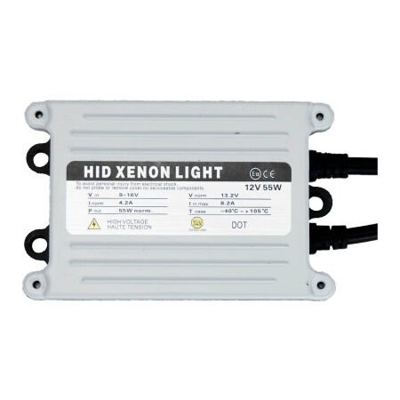 Carjamz Race Sport 55-Watt Super Slim Series AC HID Conversion Spare Ballast, Each, 55W BALLAST-55W-SLIMAC